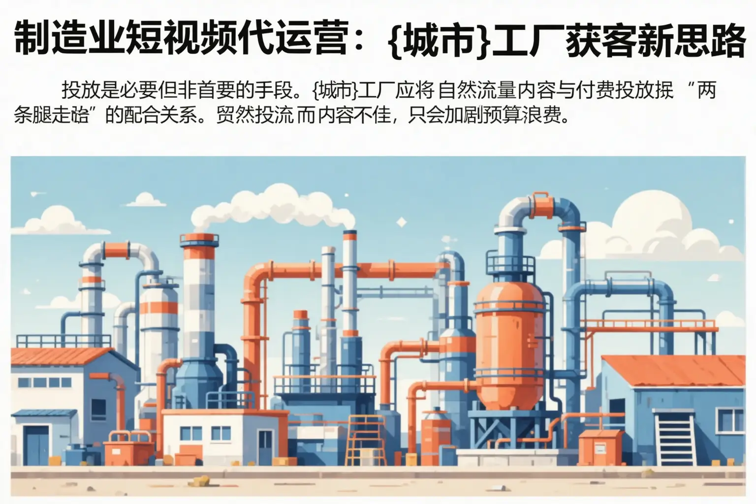 制造业短视频代运营：德保工厂获客新思路